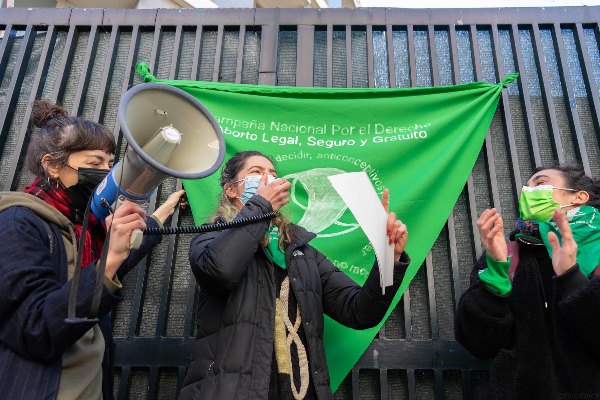 Mani Madrid Apoyo Aborto en Argentina 4